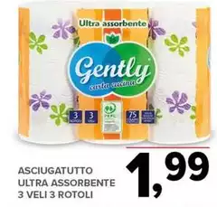 Gently - Asciugatutto Ultra Assorbente