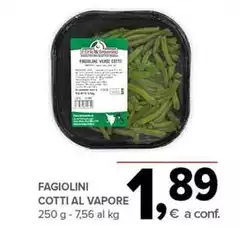 Fagiolini Cotti Al Vapore