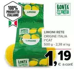 Bontà dell'orto - Limoni Rete