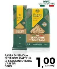 Le stagioni d'italia - Pasta Di Semola Senatore Cappelli
