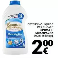 Spuma di Sciampagna - Detersivo Liquido Per Bucato