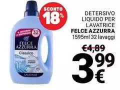Felce Azzurra - Detersivo Liquido Per Lavatrice
