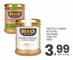 Rio Mare - Filetti Di Tonno In Vetro