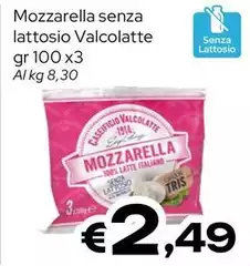 Caseificio valcolatte - Mozzarella Senza Lattosio