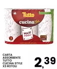 Tuttogelo - Carta Assorbente Cucina Style