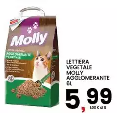 Molly - Lettiera Vegetale Agglomerante Molly - Lettiera Vegetale Agglomerante