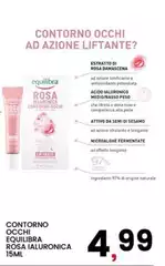 Equilibra - Contorno Occhi  Rosa Ialuronica