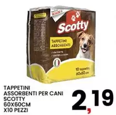 Scotty - Tappetini Assorbenti Per Cani  60x60cm X10 Pezzi