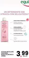 Equilibra - Acqua Micellare  Rosa Ialuronica