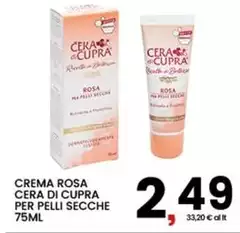 Cera Di Cupra - Crema Rosa  Per Pelli Secche
