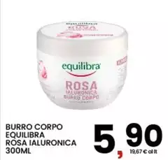 Equilibra - Burro Corpo  Rosa Ialuronica