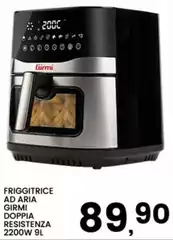 Girmi - Friggitrice Ad Aria Doppia Resistenza 2200W Girmi - Friggitrice Ad Aria Doppia Resistenza 2200W