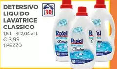 Rixel - Detersivo Liquido Lavatrice Classico