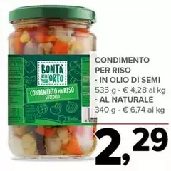 Todis - Condimento Per Riso In Olio Di Semi