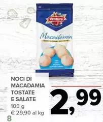 Ventura - Noci Di Macadamia Tostate E Salate