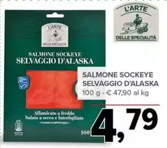 Sockeye - Salmone  Selvaggio D'alaska