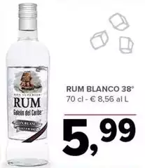 Blanco - Rum 38° Blanco - Rum 38°