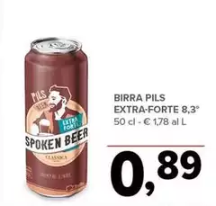 Spoken beer - Birra Extra-Forte 8,3° Spoken beer - Birra Extra-Forte 8,3°
