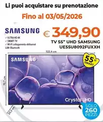 Samsung - TV 55" UHD UE55U8092FUXXH