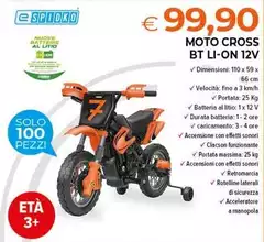 Moto Cross Bt Li-On 12V Moto Cross Bt Li-On 12V