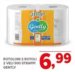 Mega - Rotoloni 2 Rotoli 2 Veli 500 Strappi