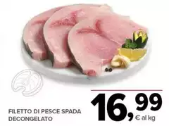 Filetto Di Pesce Spada Decongelato