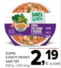 Todis - Zuppe E Piatti Pronti Todis - Zuppe E Piatti Pronti
