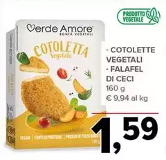 Verde amore - Cotolette Vegetali/Falafel Di Ceci