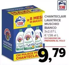 Chanteclair - Lavatrice Muschio Bianco Chanteclair - Lavatrice Muschio Bianco