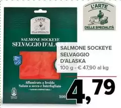 L'arte delle specialità - Salmone Sockeye Selvaggio D'alaska L'arte delle specialità - Salmone Sockeye Selvaggio D'alaska