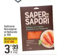 Saper di sapori - Salmone Norvegese Al Naturale