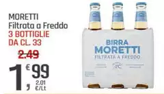 Moretti - Filtrata A Freddo 3 Bottiglie