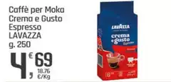 Lavazza - Caffè Per Moka Crema E Gusto Espresso