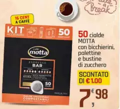 Motta - Cialde Con Bicchieri, Palettine E Bustine Di Zucchero