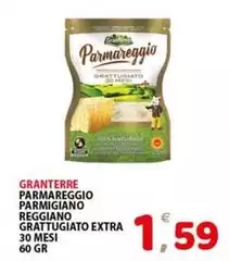 Gran Terre - Parmareggio Parmigiano Reggiano Grattugiato Extra 