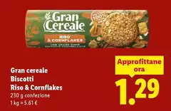 Gran Cereale - Biscotti Riso & Cornflakes