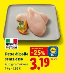 Petto Di Pollo Senza Osso