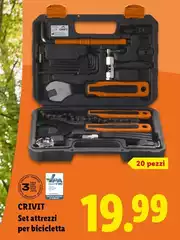 Crivit - Set Attrezzi Per Bicicleta