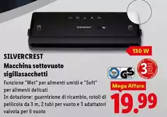 Silvercrest - Macchina Sottovuoto Sigillasacchetti