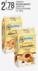 Mulino Bianco - Cornetto Albicocca/ Cioccolato/ Crema