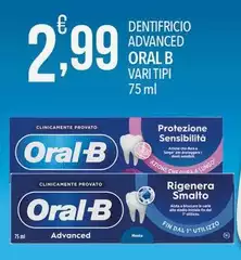 Oral b - Dentifricio Advanced Oral b - Dentifricio Advanced