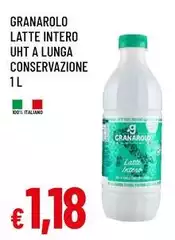 Granarolo - Latte Intero UHT A Lunga Conservazione