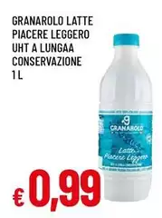Granarolo - Latte Piacere Leggero Uht A Lunga Conservazione