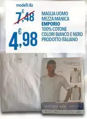 Maglia Uomo Mezza Manica