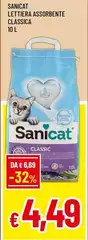 Sanicat - Lettiera Assorbente Classica