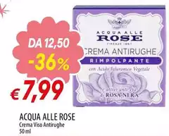 Acqua Alle Rose - Crema Viso Antirughe Acqua Alle Rose - Crema Viso Antirughe
