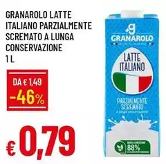 Granarolo - Latte Italiano Parzialmente Scremato A Lunga Conservazione