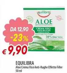Equilibra - Aloe Crema Viso Anti Rughe Effetto Filler Equilibra - Aloe Crema Viso Anti Rughe Effetto Filler