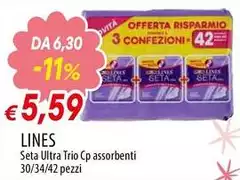 Lines - Seta Ultra Trio Cp Assorbenti