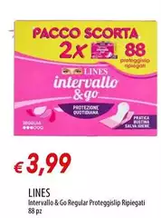 Lines - Intervallo & Go Regular Proteggislip Ripiegati